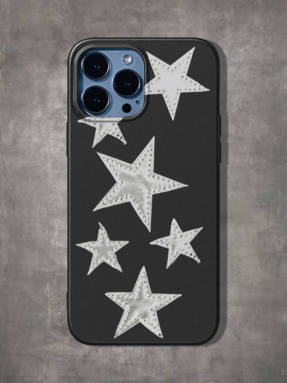 ROMWE Grunge Punk Star Pattern Phone Case