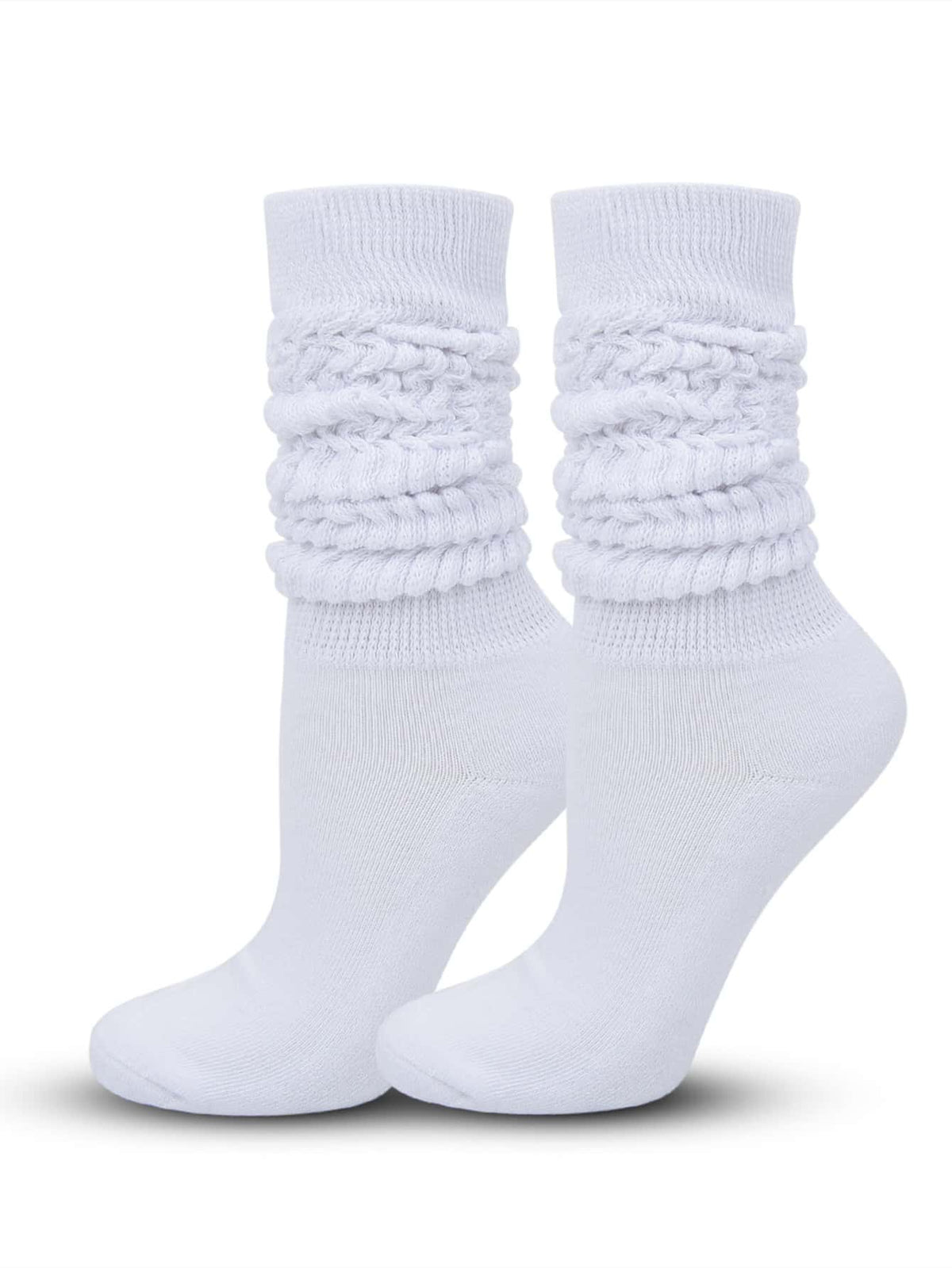 1pair Women's Mid-High Length Slouch Socks