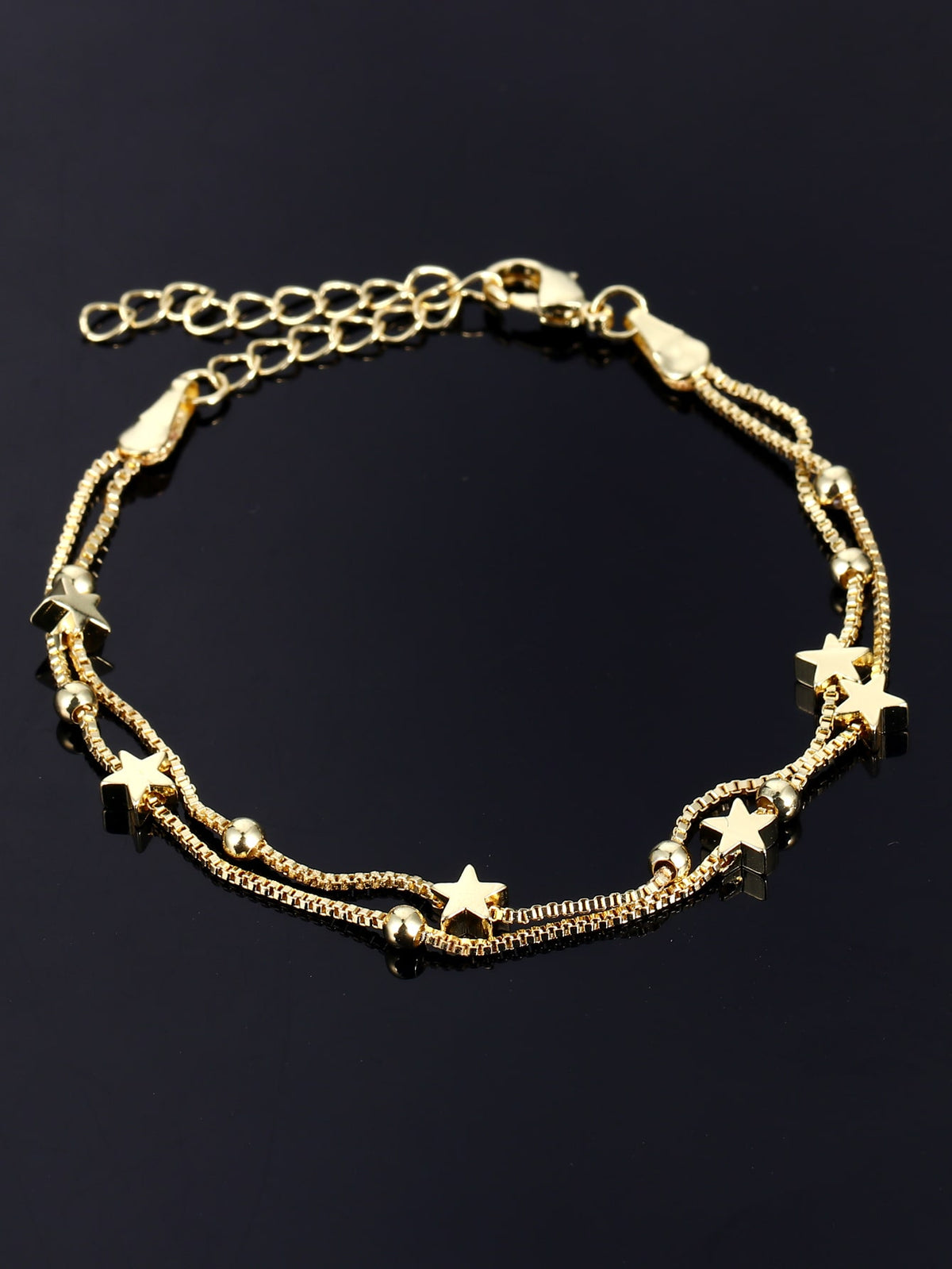 Star & Bead Decor Bracelet