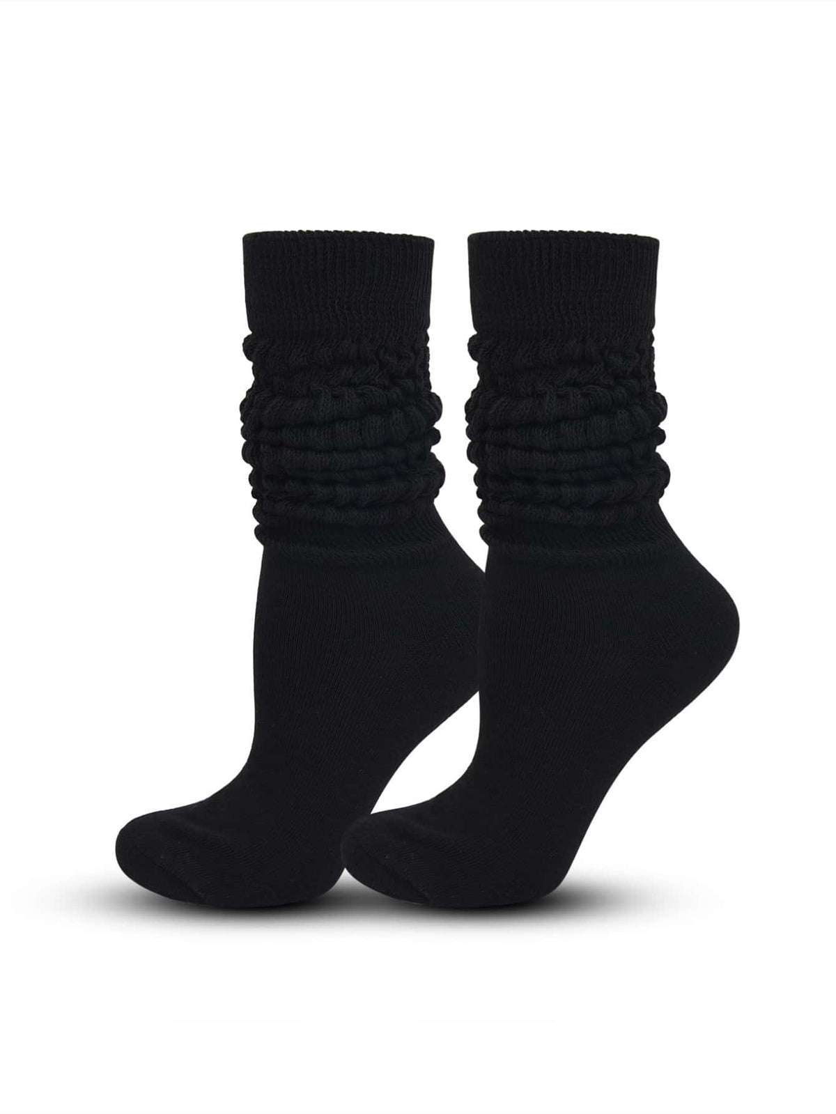 1pair Women's Mid-High Length Slouch Socks