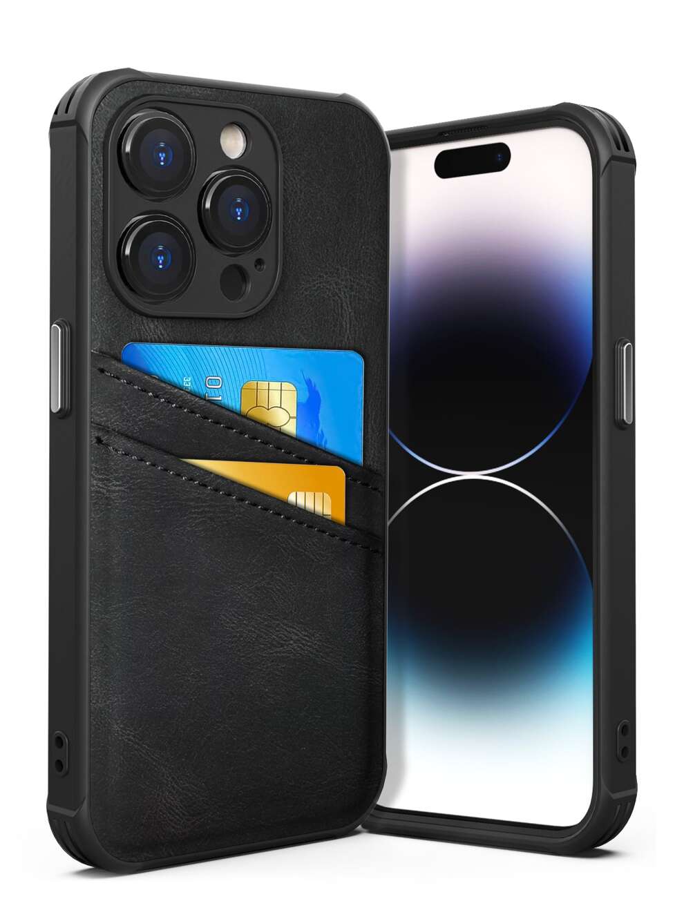 PU Leather Phone Case With Card Slot Compatible With IPhone 11/IPhone 13/IPhone 14/IPhone 15/IPhone 12