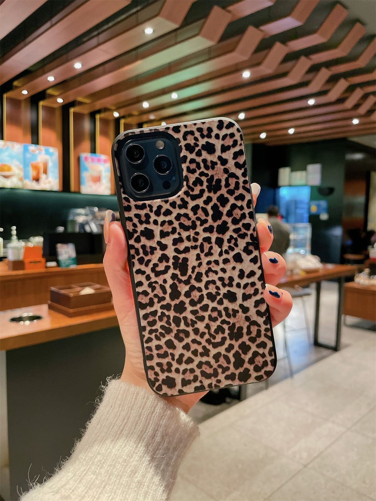 Fuchsia Sexy Leopard Print Shockproof Protective Case, Compatible With IPhone 13/11/12/14/15/Plus/XR And Other Apple Models, Protective Cover