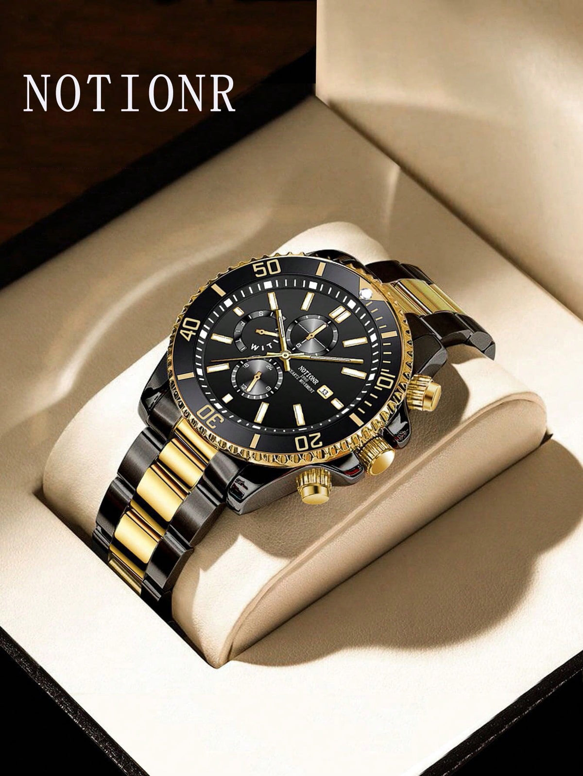 Men's Casual Sports Watch, Men's Date Pointer Quartz Watch