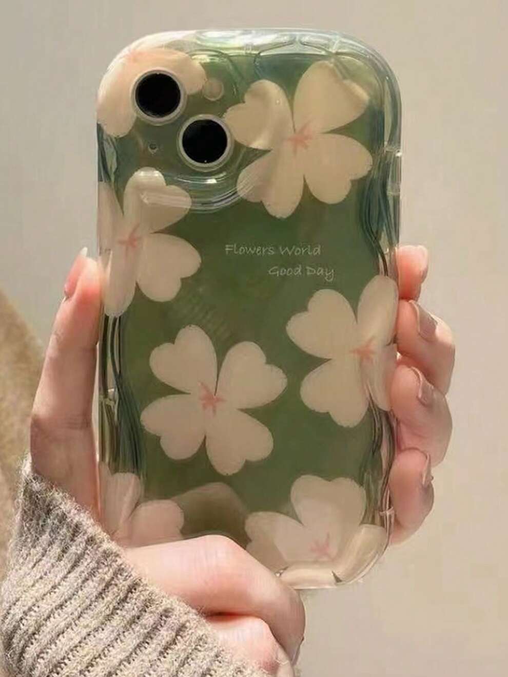 Floral Pattern Phone Case Compatible With iPhone 15/15Pro/15Plus/15Promax