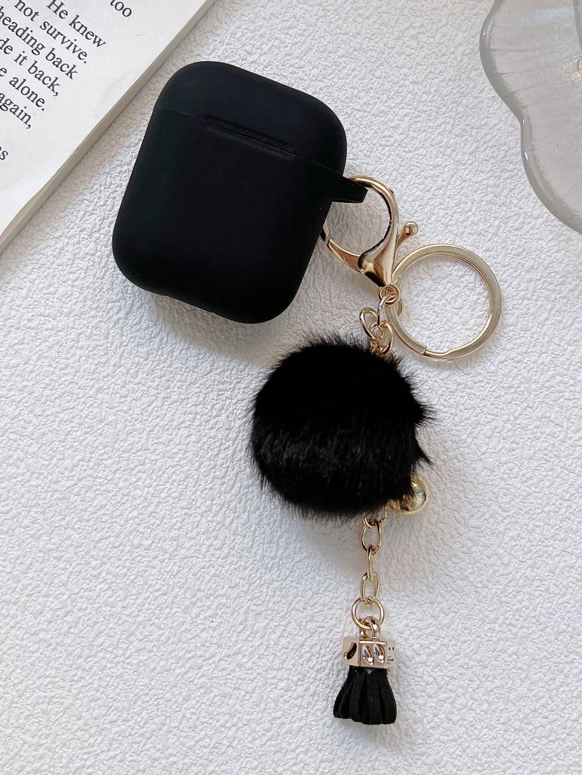 Plush Ball Pendant Case Compatible With AirPods For AirPods1/2 AirPods Pro