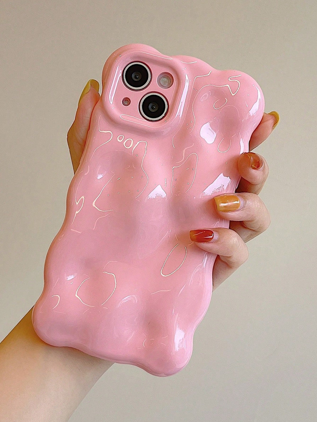 1pc Meteorite Pattern Shockproof TPU Phone Case Compatible With IPhone