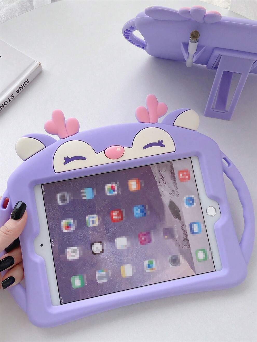 Cartoon Design Silicone Case Compatible With IPad Compatible With IPad 9th Gen/IPad 10th Generation Kawaii