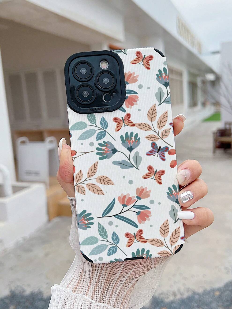 Summer 1pc Leather Tpu Phone Case With Colored Flower Painting Compatible With Iphone 11/12/13/14/12promax/13promax/15/15pro/15plus/15promax; Samsung Galaxy A04/A13/A24/A12/A20s/A32/A50/A51/A52/A71/A7