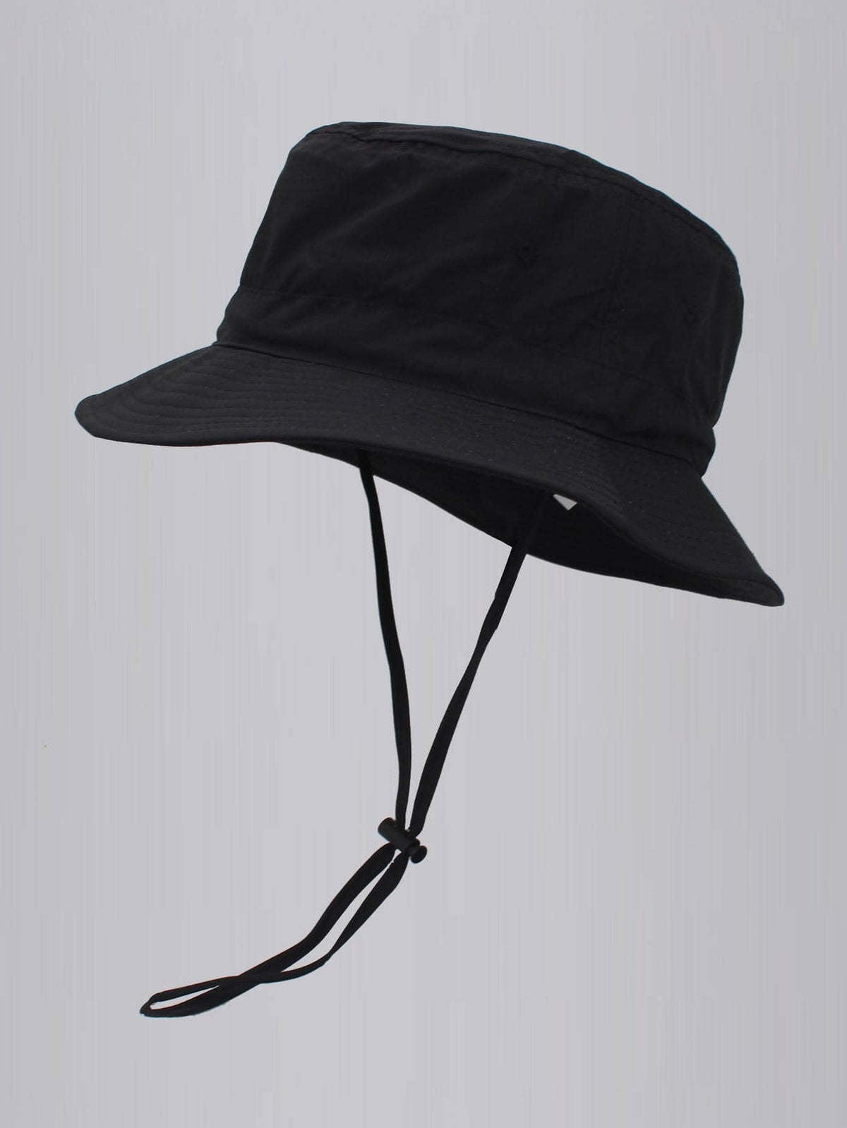 1pc Unisex Solid Drawstring Adjustable Sun Protection Casual Bucket Hat For Outdoor