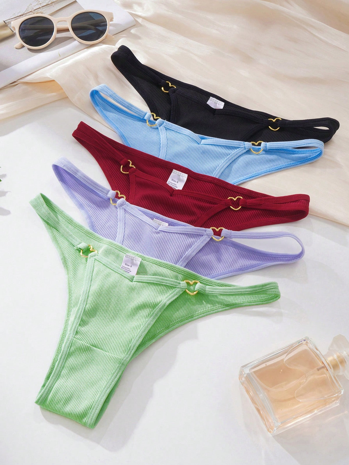 5pcs Seamless Underwear Set