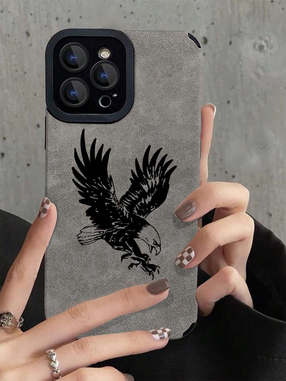 Eagle Pattern Anti-fall Phone Case