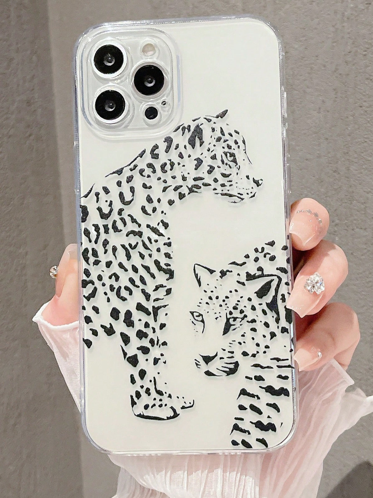 Leopard Clear Phone Case