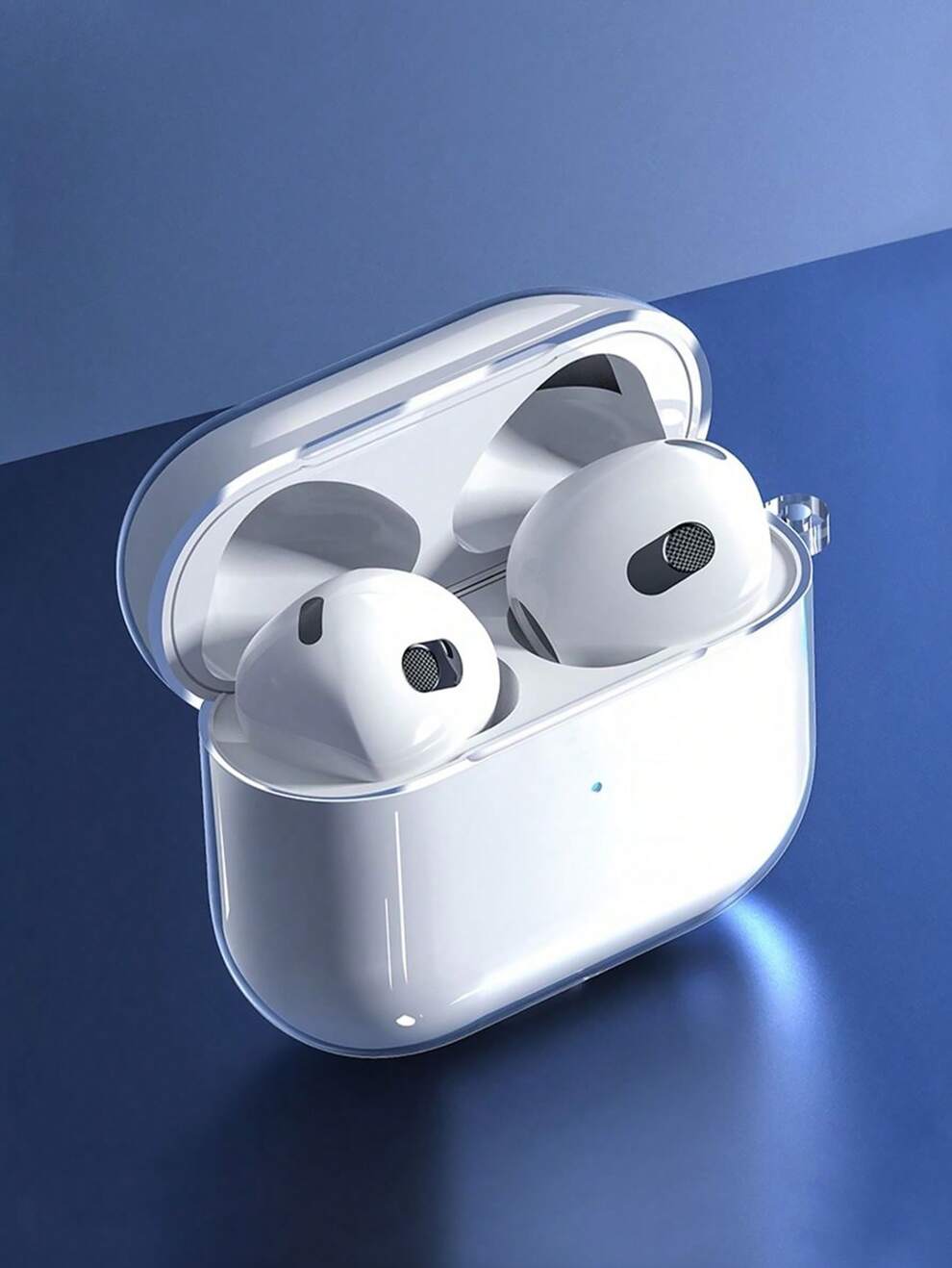 For AirPods 2nd Generation/1st Silicone Protective Cover(ATTENTION: NO EARPHONE/AIRPODS, WE SELL PROTECTIVE CASE ONLY) , Transparent Earbuds SHOCKPROOF Protective Cover For Airpods 3rd Generation, SOF