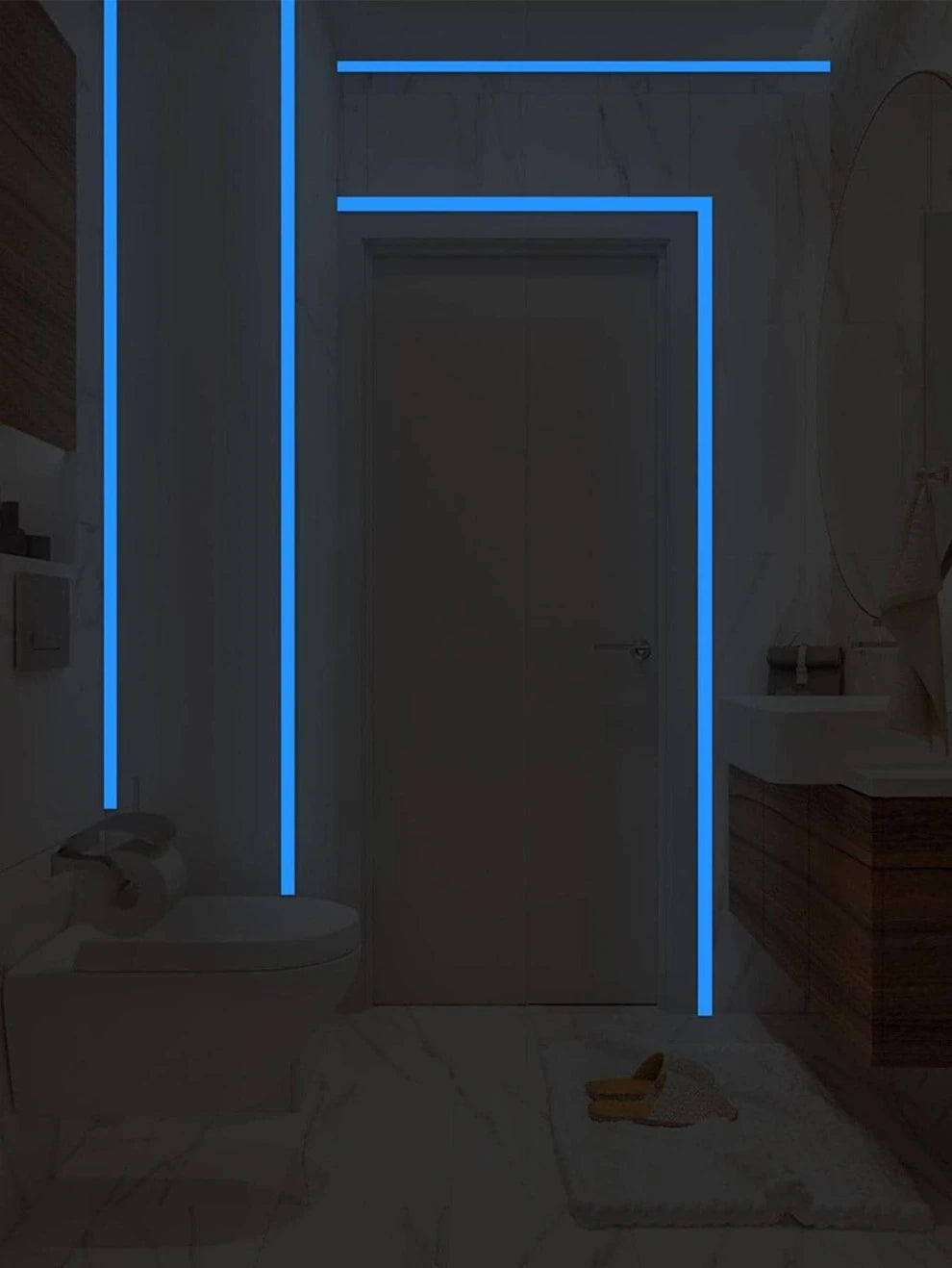 1pc Glow In The Dark Wall Sticker