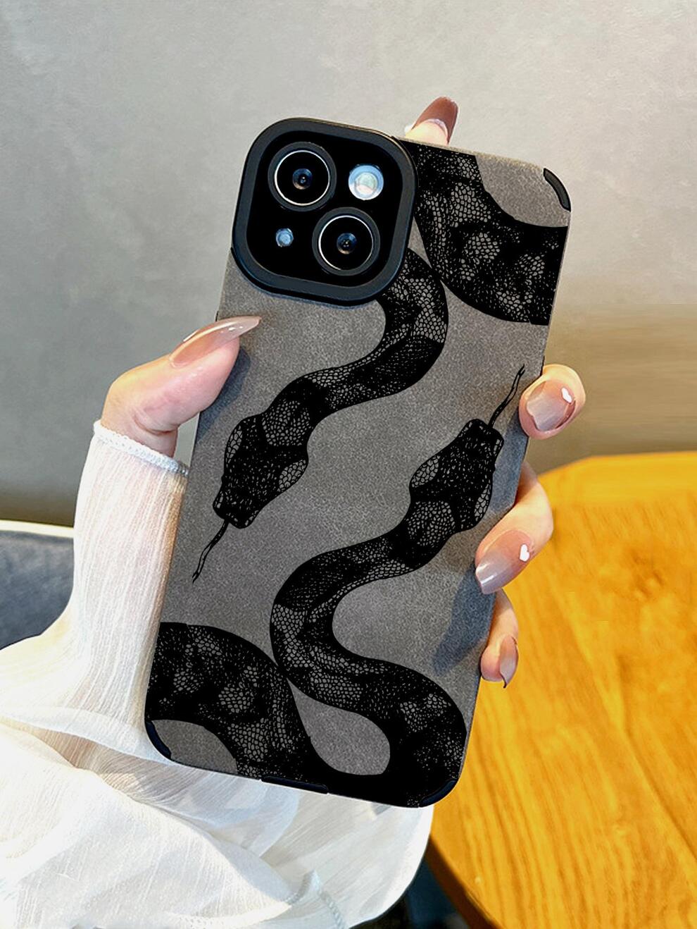 Snake Pattern Phone Case Grunge