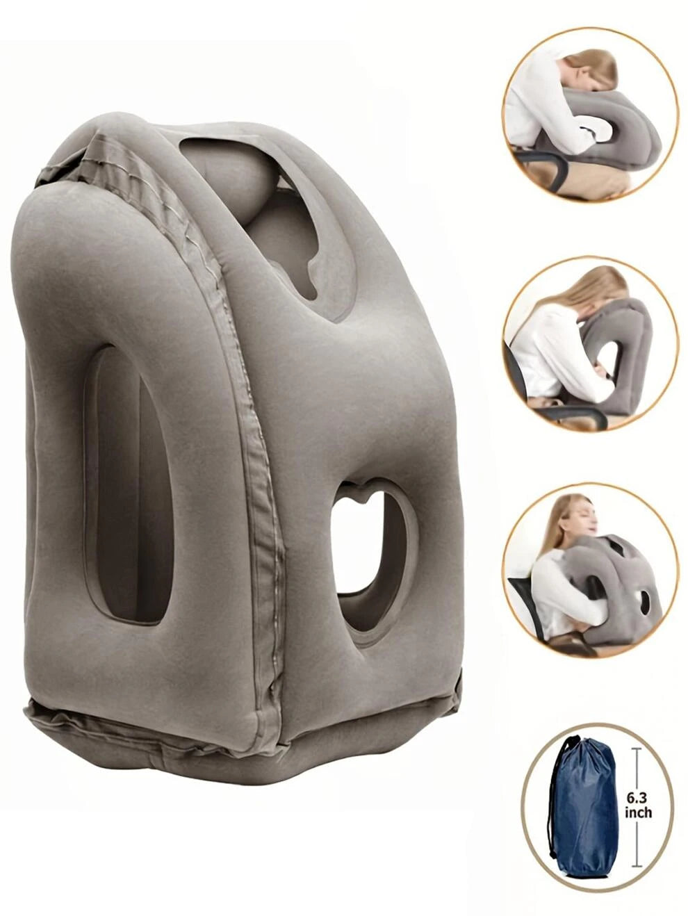 Inflatable Travel Pillow, Inflatable Neck Air Pillow For Sleeping