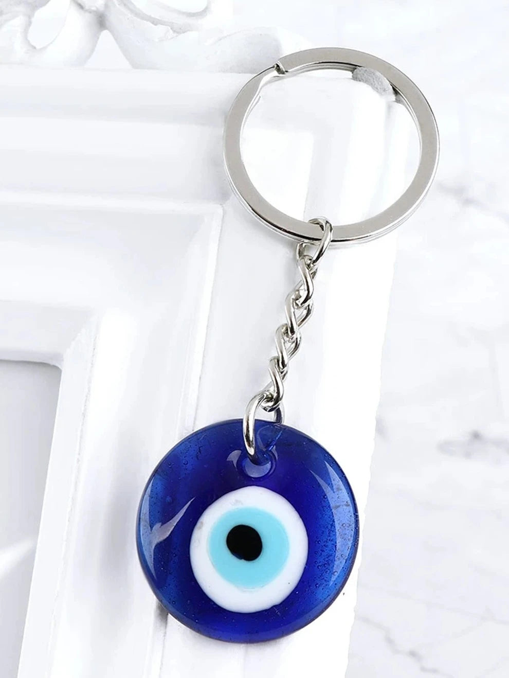 1pc Key Chain Evil Eyes Key Rings Blue Eyes Keychain For Car Key Pendant Purse Backpack Accessories Casual