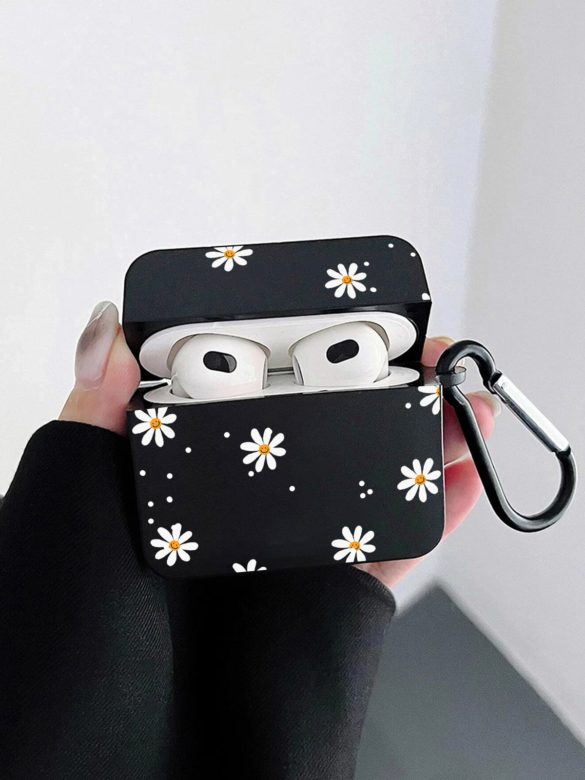 Summer Flower Pattern Case Compatible With AirPods Comptible With Airpods1/2 AirPods Pro