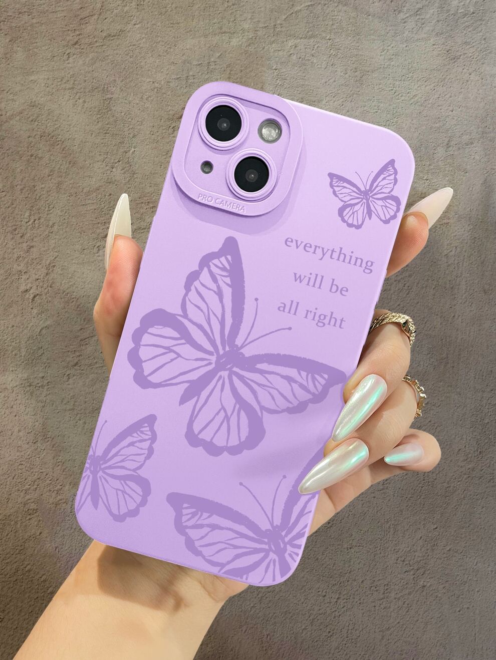 1pc Eye Purple Printed Soft Protective Case Full Cover Edge Drop-resistant Case Compatible With Iphone11/12/13/14/6/6s/6plus/7/8/se/7plus/8plus/x/xs Max/xr/11pro/12pro/13pro/14pro/12mini/13mini/11prom