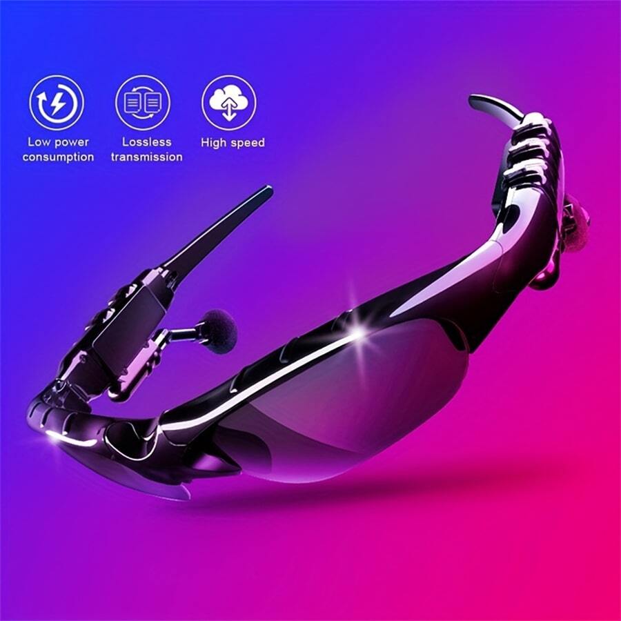 Wireless Glasses Headset Listen To Music Call Wireless Intelligent Headset Drive Sunglasses Multi-function Glasses HIfi Surround Sound, Glasses Listening To Songs, Polarized Wireless Smart Headphones,