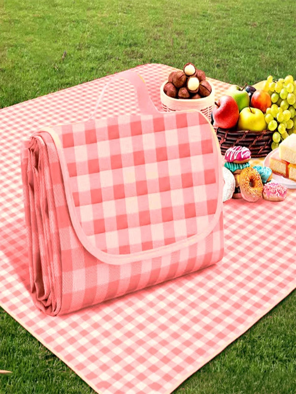 1pc Non-woven Picnic Mat Outdoor Portable Waterproof Moisture-proof Mat For Camping And Picnic