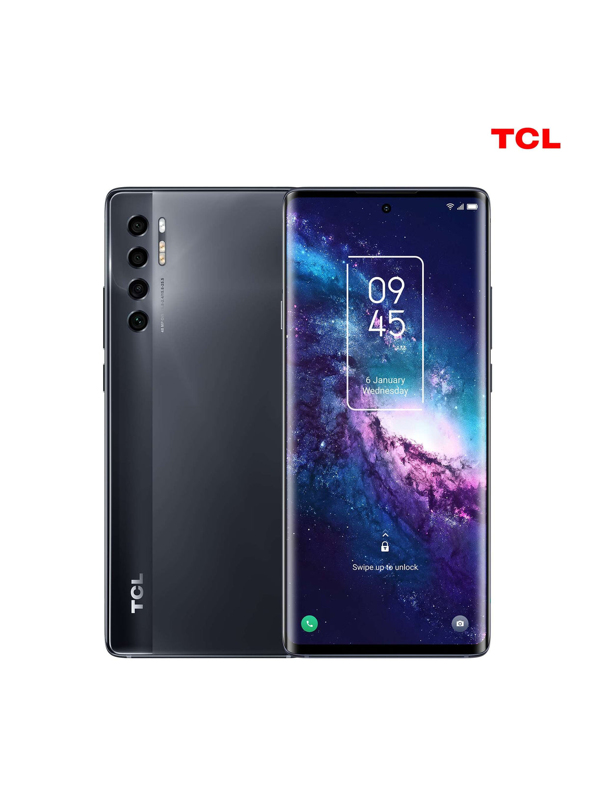 TCL 20 Pro 5G Smartphone | 6GB RAM+256GB ROM | Qualcomm Snapdrago 750G  (SDM7225) | 4500mAh Battery |6.67" AMOLED FHD+ Display | Android 11 | FHD+  (2400 X 1080) | Dual-Sided 3D Glass | Moondust Gray