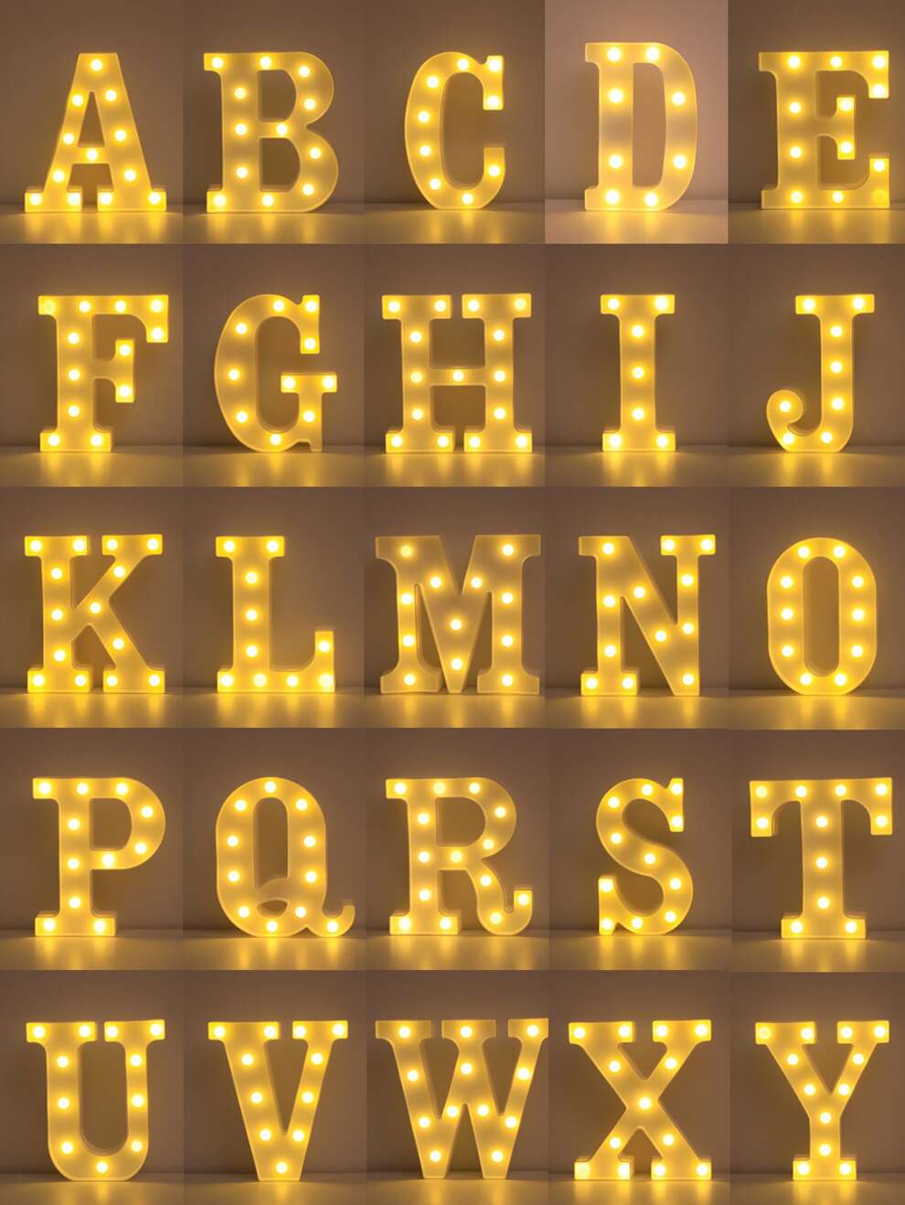 1pc English Alphabet & Arabic Numerals Led Modeling Lights, Suitable For Wedding, Birthday & Proposal Surprise Night Decoration, Lights Decoration Outdoor Lights Fairy Lights