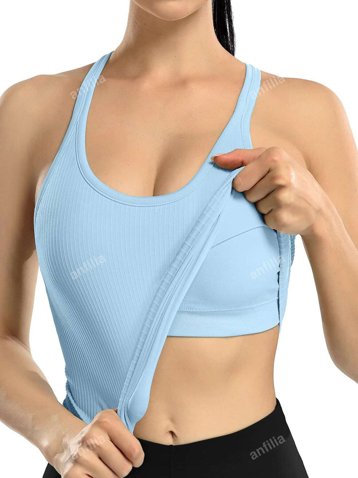 Women Tie-Dye Padded Sports Bra Top