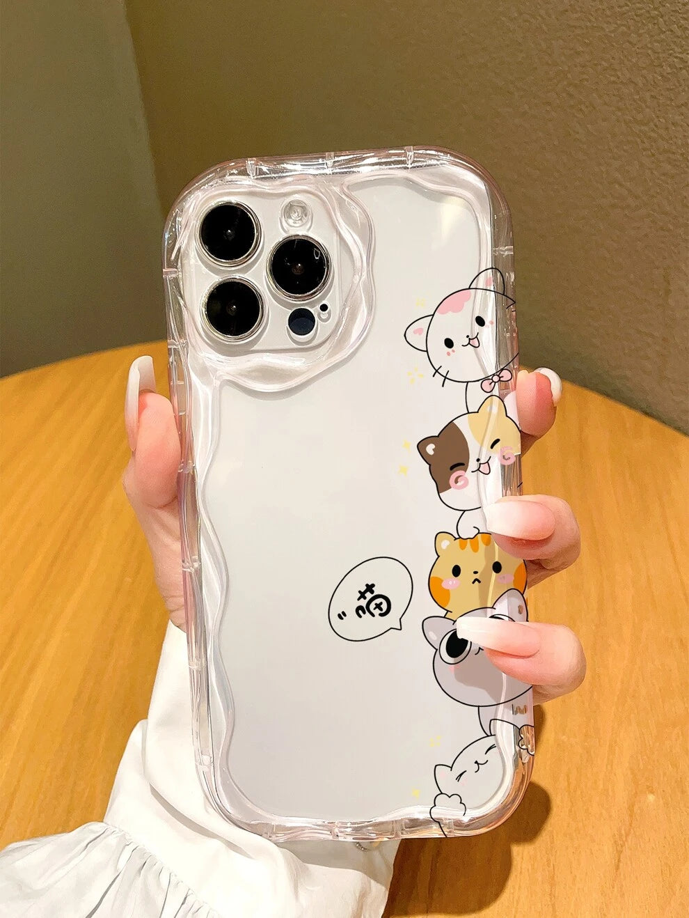 Cartoon Cat Pattern Phone Case