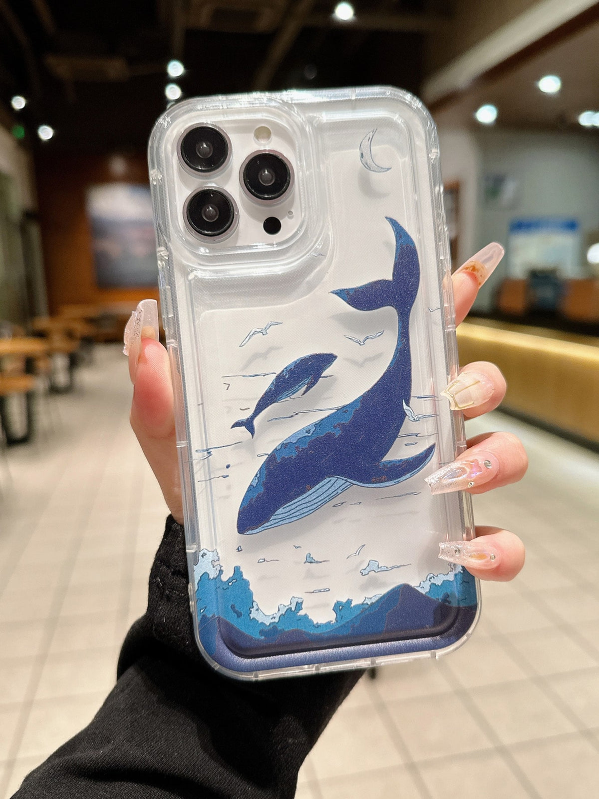 Whale Pattern Phone Case