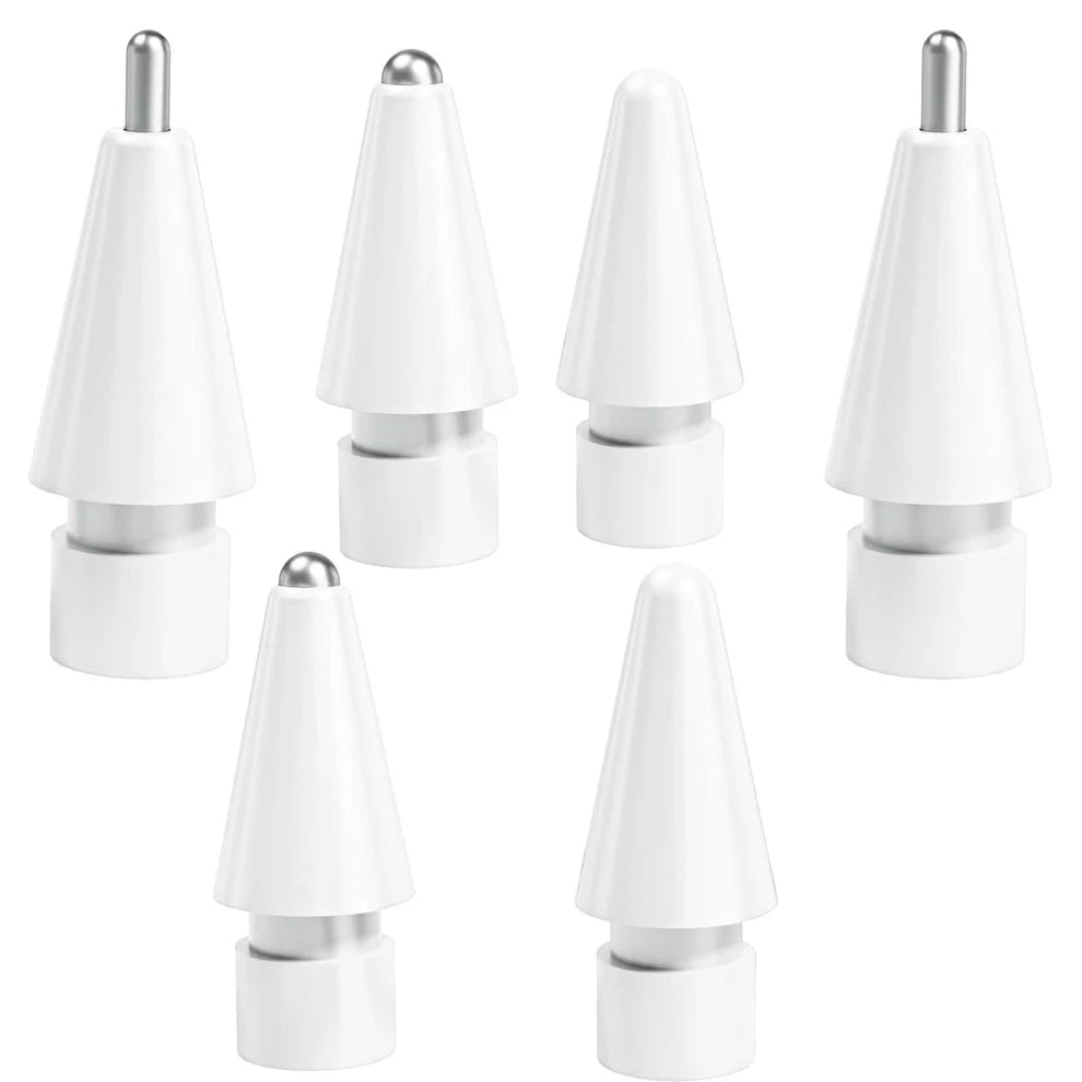 6pcs Replacement Stylus Tips Compatible With Apple Pencil