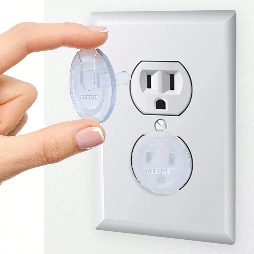 20pcs Usa Standard Socket Protection Cover, Transparent Electric Socket Safety Cover For Baby And Children Protection