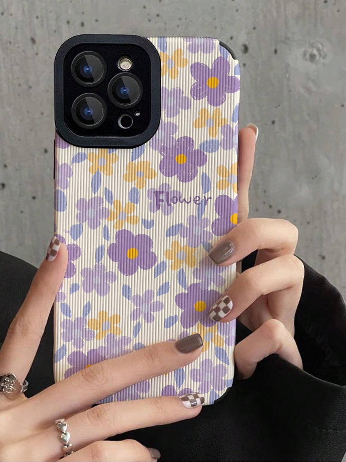 Summer 1pc Floral Pattern Soft Phone Case Comptible With IPhone And Samsung Models