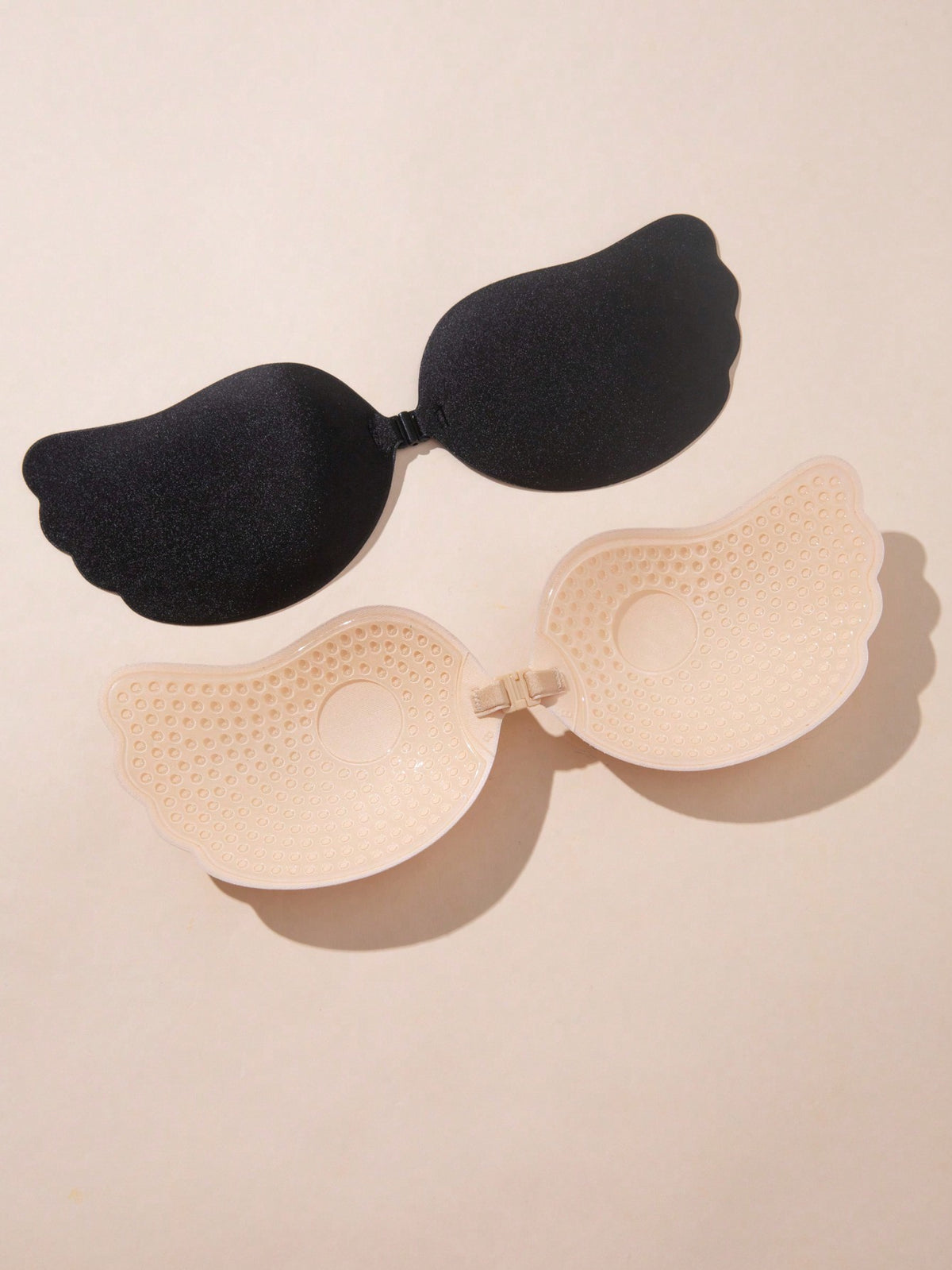 2pairs Wing Shaped Mango Cup Effect Invisible Push Up Breast Pads