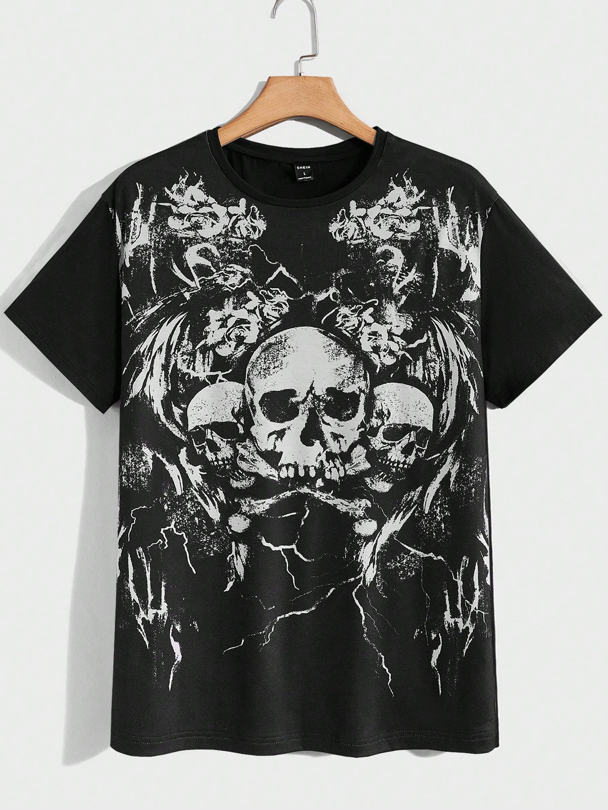 Manfinity LEGND Men Halloween Skull Print Tee