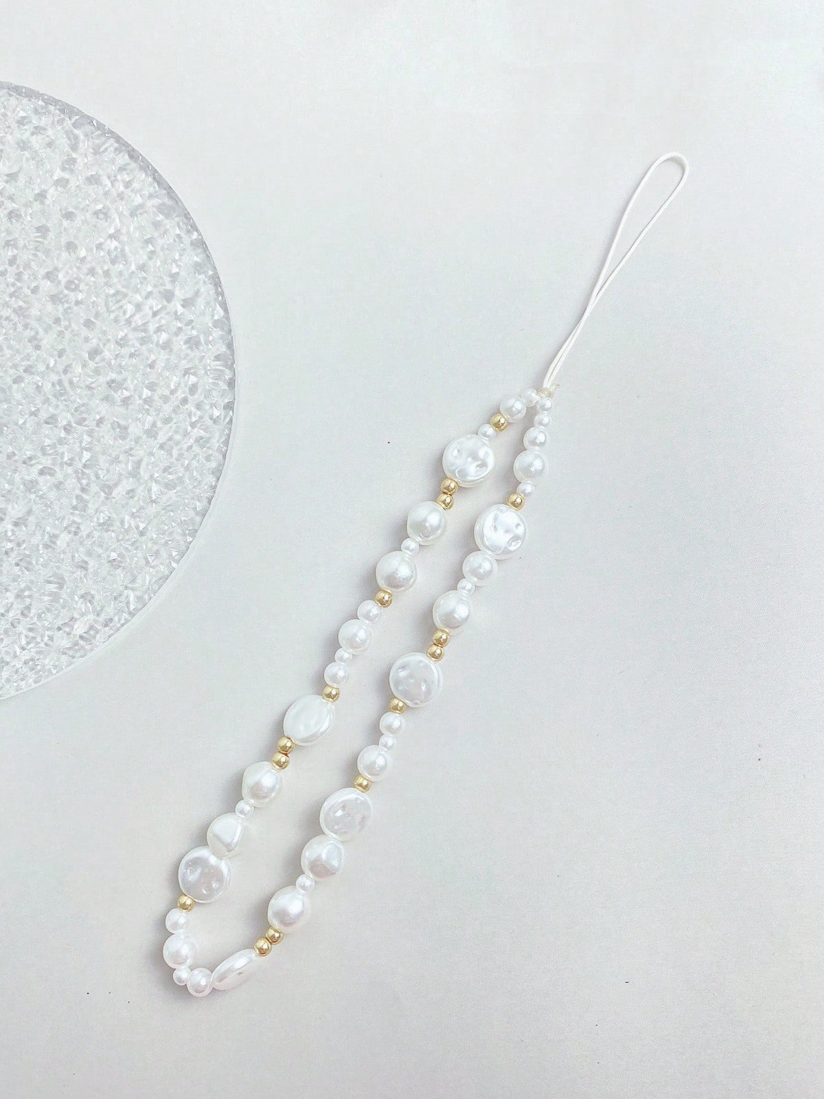 Special Shaped Pearl Beaded Mobile Phone Chain