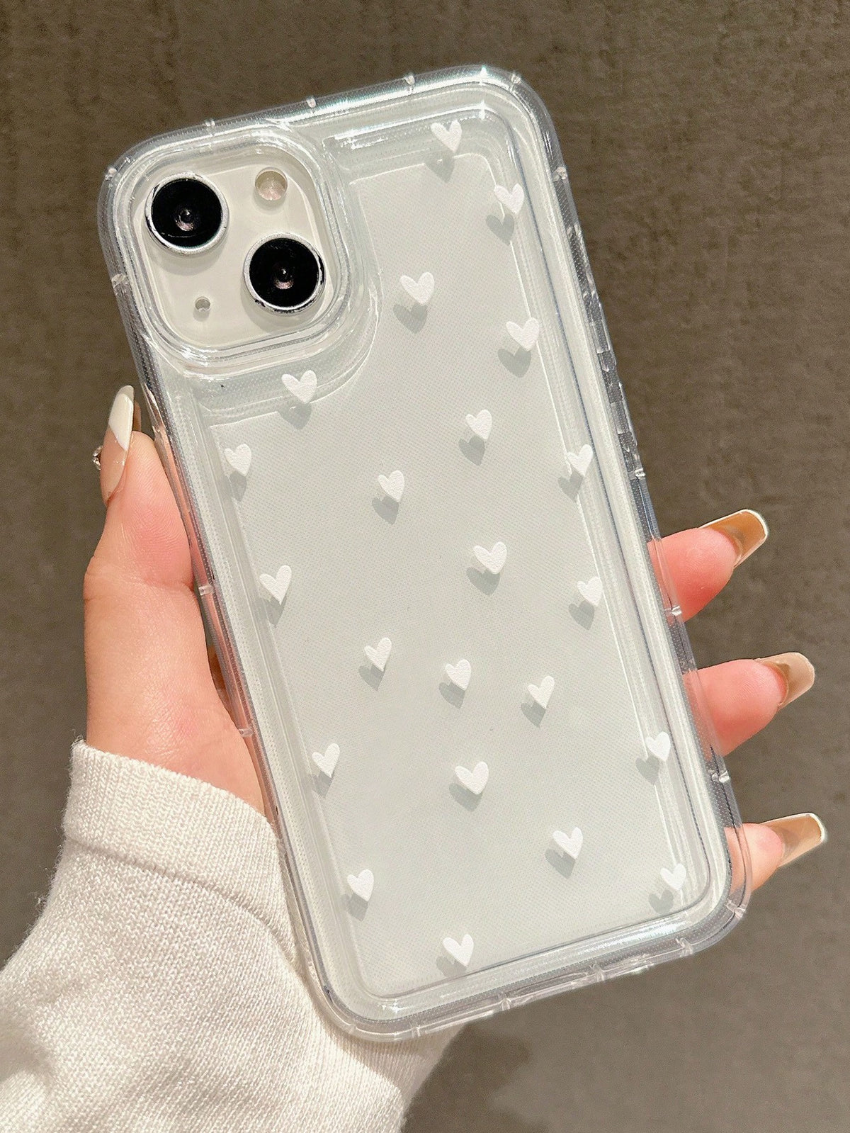 Maryam Alam Artist Girlcore Translucent Phone Case With Hearts