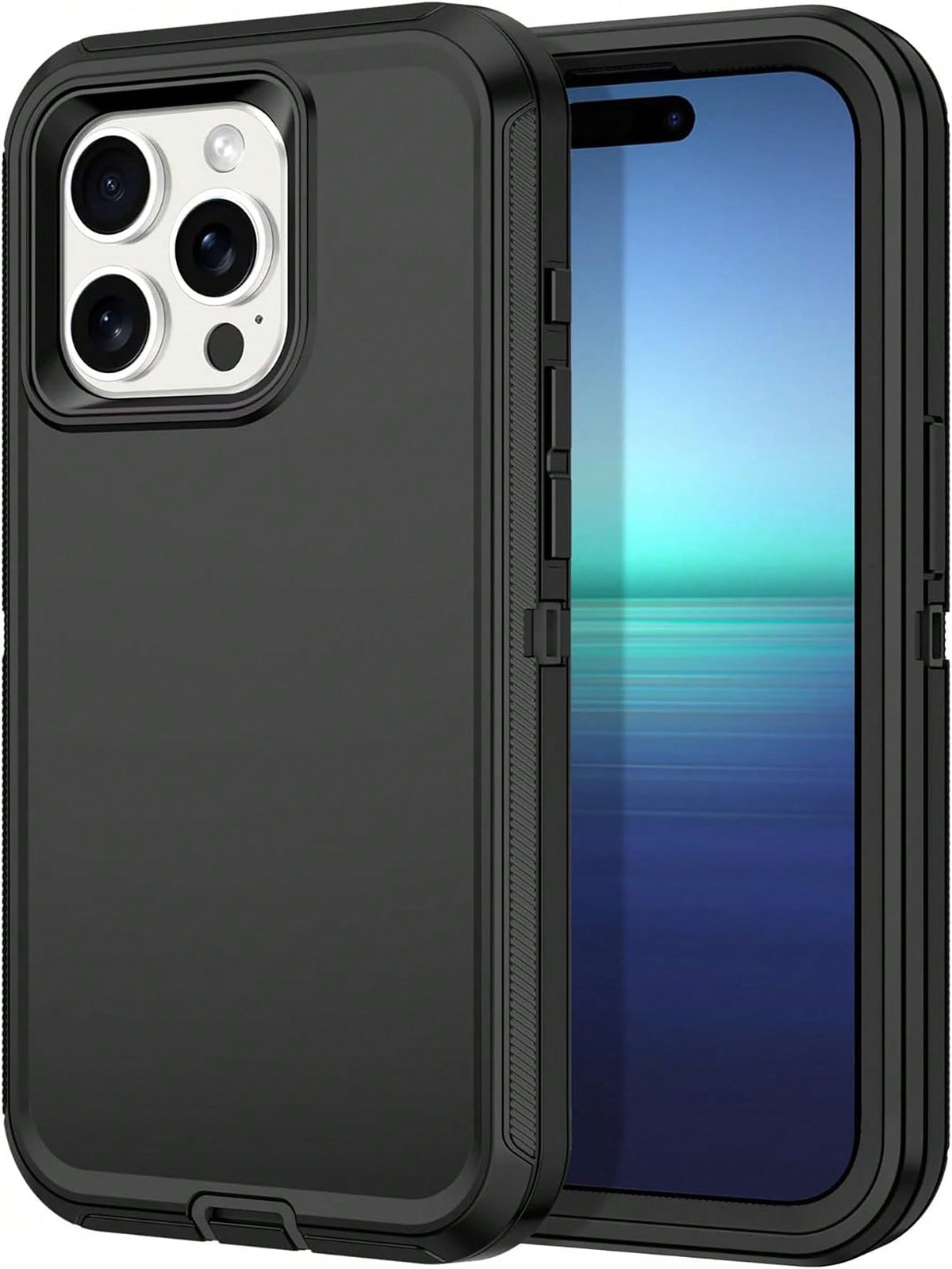 Compatible With Apple Tpu+pc Material Triple-layer Heavy-duty Full-body Protective Case, Shockproof/dustproof/anti-fall