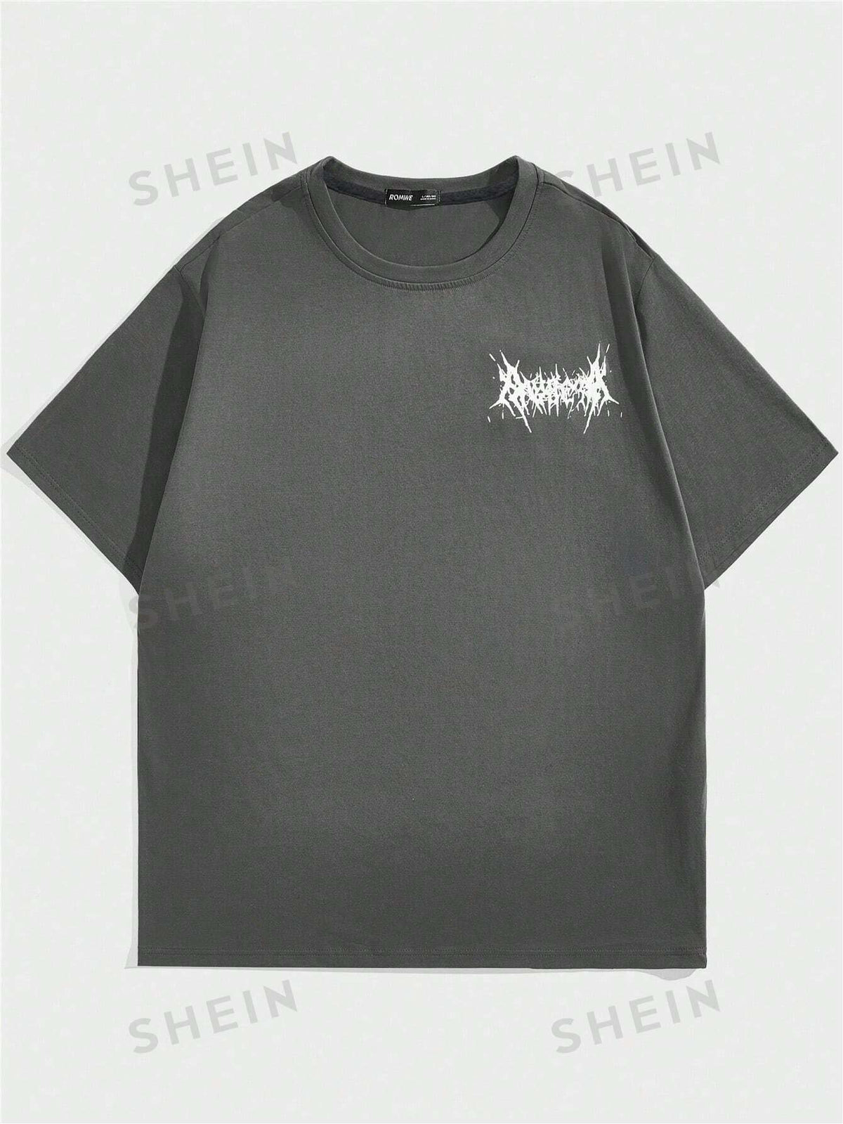 MkngProject Men Slogan Graphic Tee