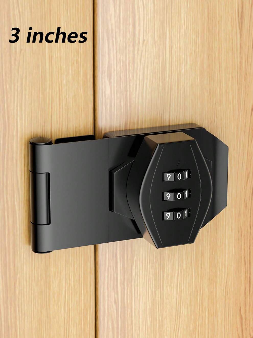 1pc Keyless Password Lock, Suitable For Various Types Of Cabinets: Refrigerators, Cabinets, Drawers, Anti-theft