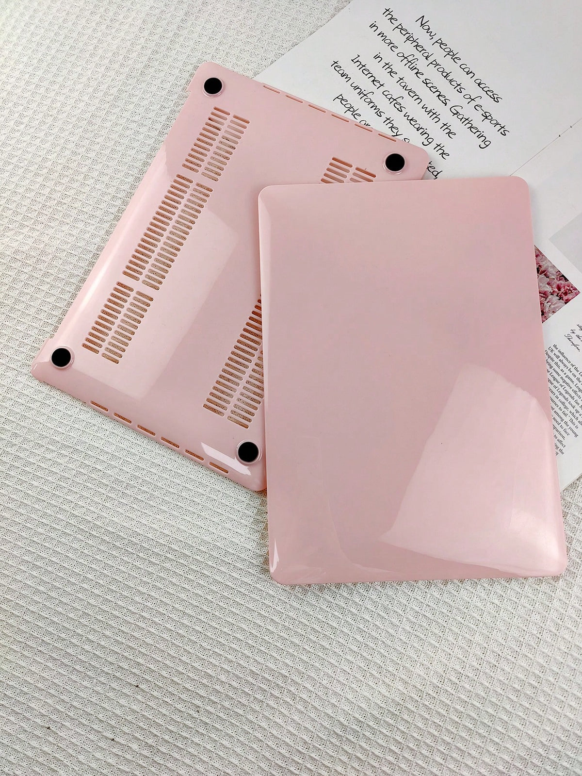 1pc Transparent Crystal Protective Case Compatible With Apple Apple Laptop M1 Air 13" A2337, Apple Laptop M1 Pro 13" A2338, Apple Laptop Air M2 A2681 A1466