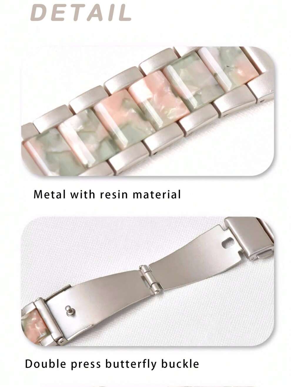 rose gold and white