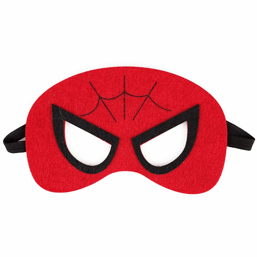 Red & Black Spider Eye Mask