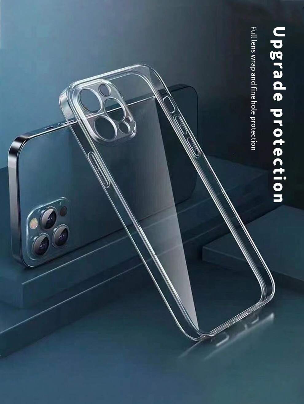 Ultra-Thin Transparent Anti-Drop TPU Phone Case Compatible With IPhone//Galaxy/Xiaomi Series