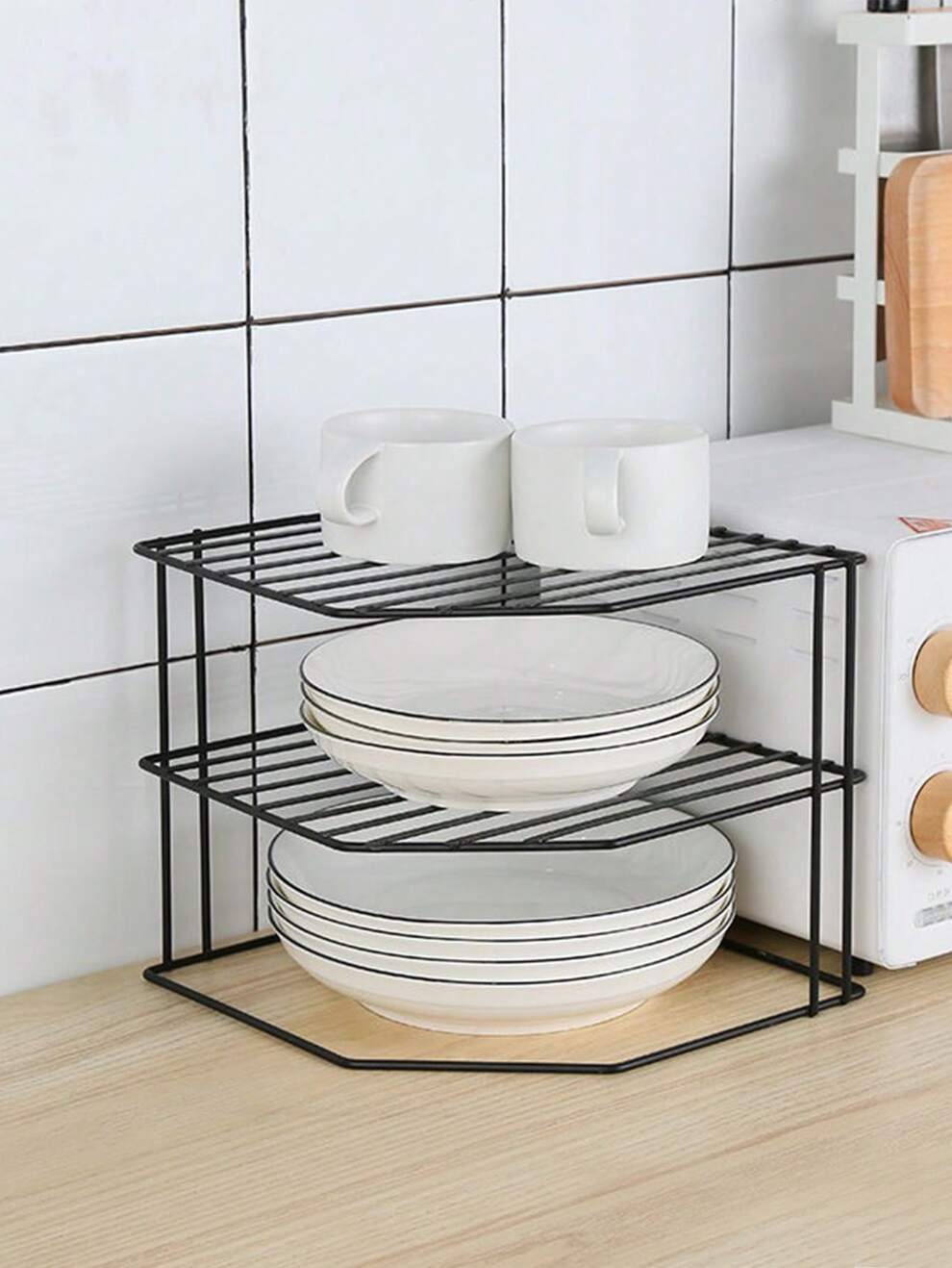 1pc Multifunction Countertop Storage Rack