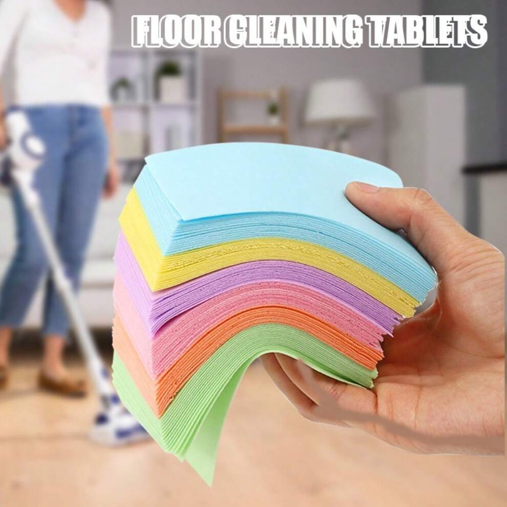 30pcs Toilet Cleaner Sheets Floor Cleaning Tablets Mopping Floor Tile Toilet Cleaning Household Hygiene Toilet Cleaning Pad