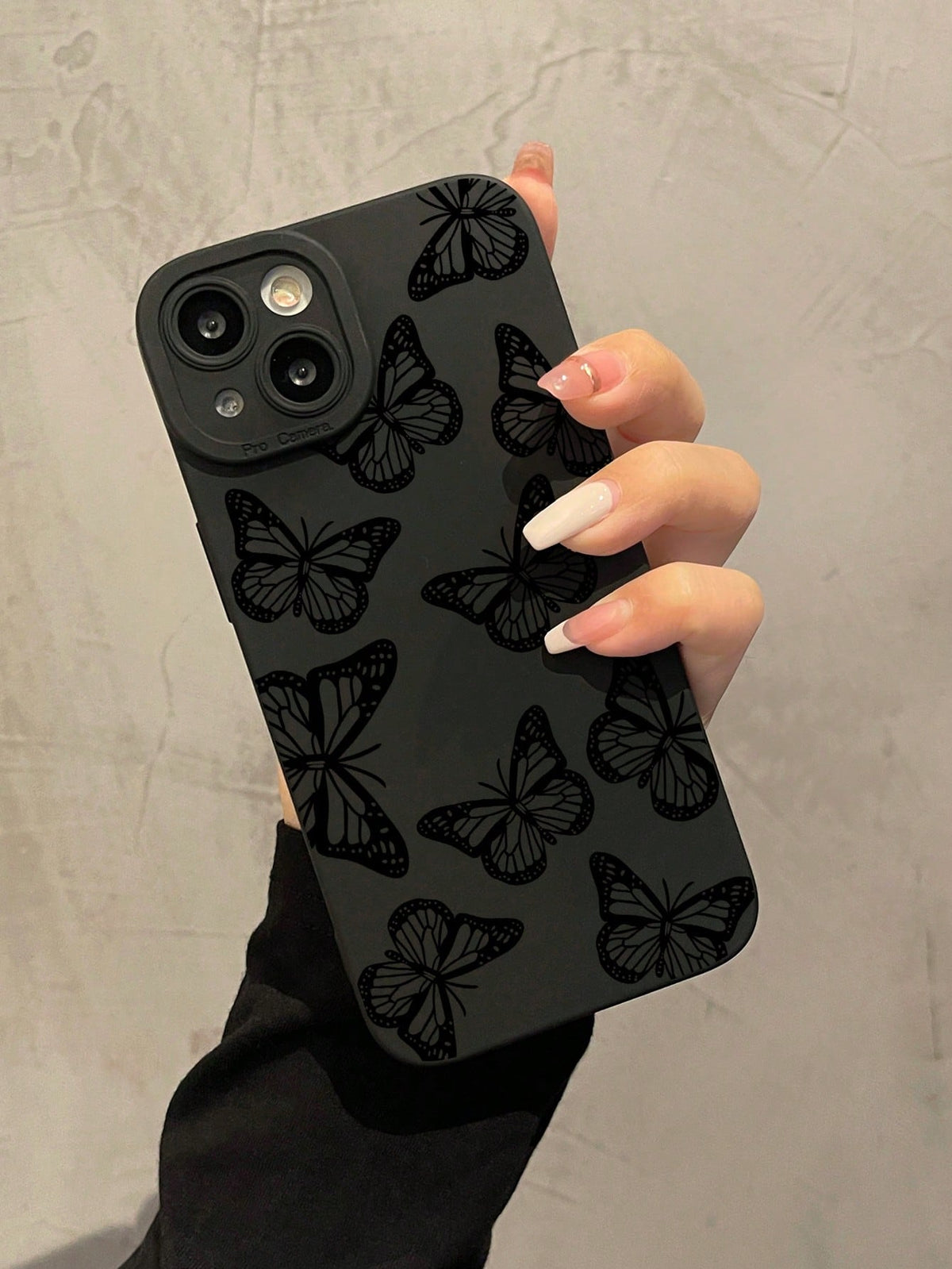 Butterfly Pattern Phone Case Compatible With iPhone 15/15Pro/15Plus/15Promax