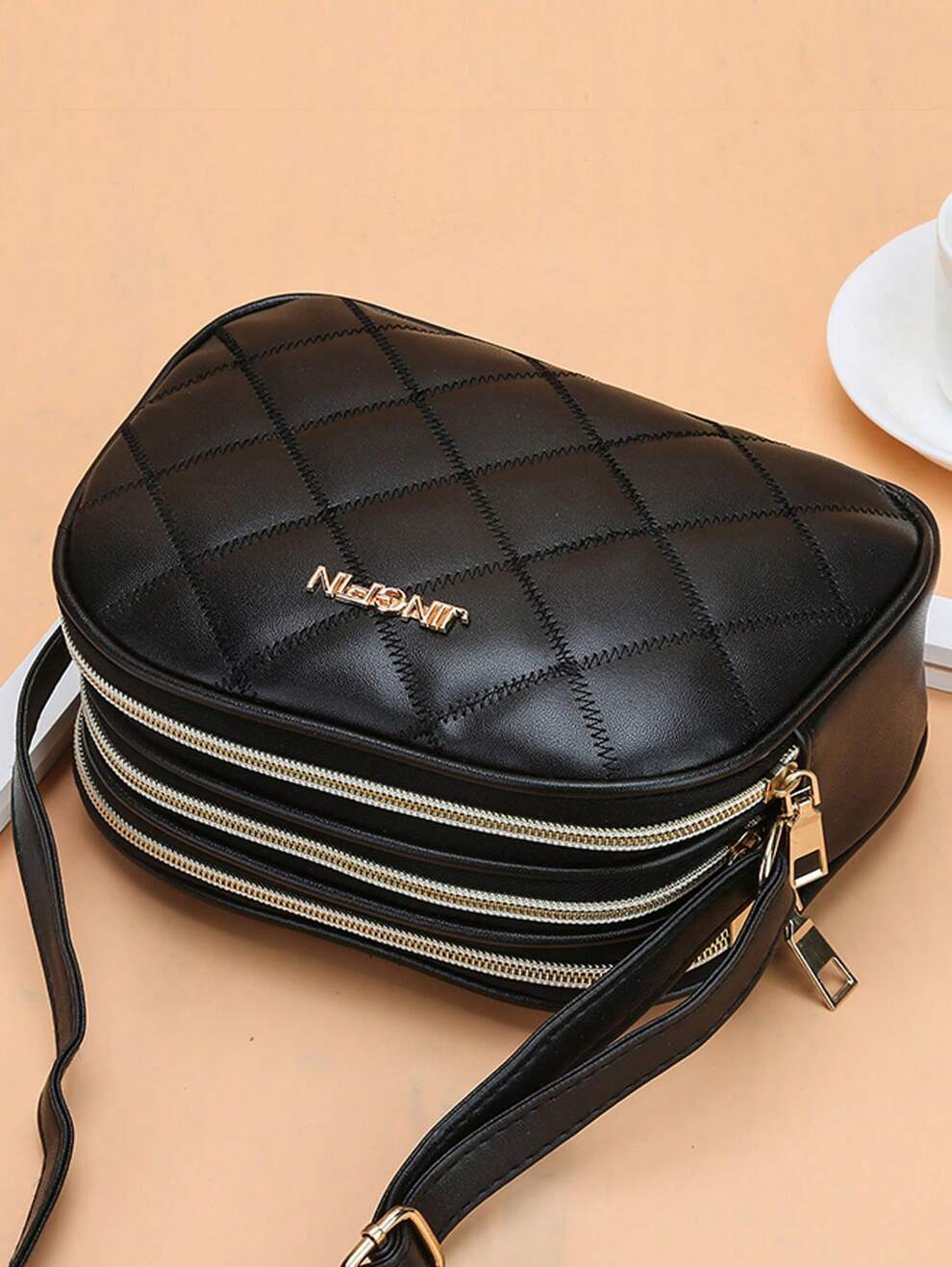 2024 New Women Single Shoulder Bag, Multifunctional Women Crossbody Bag, Fashionable Classic Lady Small Purse, Multi-Pocket And Zipper Leather Mini Bag, Suitable For Girls Working, Studying, Shopping,