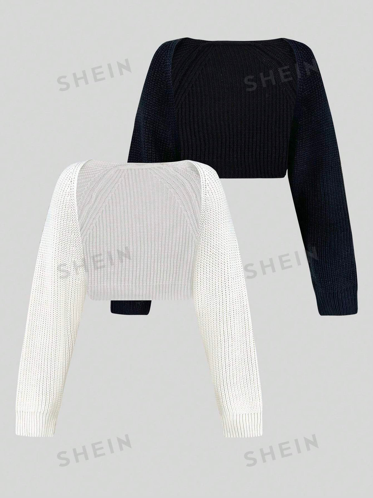 SHEIN EZwear Casual Open Front Cardigan, Suitable For Spring And Autumn