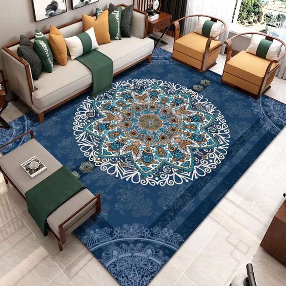 1pc Euro Style Area Rug For Home Living Room, Bedroom, Kitchen, Children's Room And Entrance